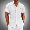 Camisa Manga Curta Tommy 100% Linho (LEVE 2 E PAGUE SOMENTE 1)