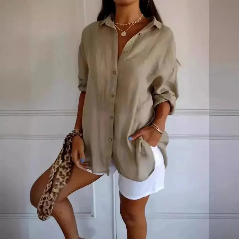 Kit 3 Camisas Ibiza em Linho – Design Semi Plissado