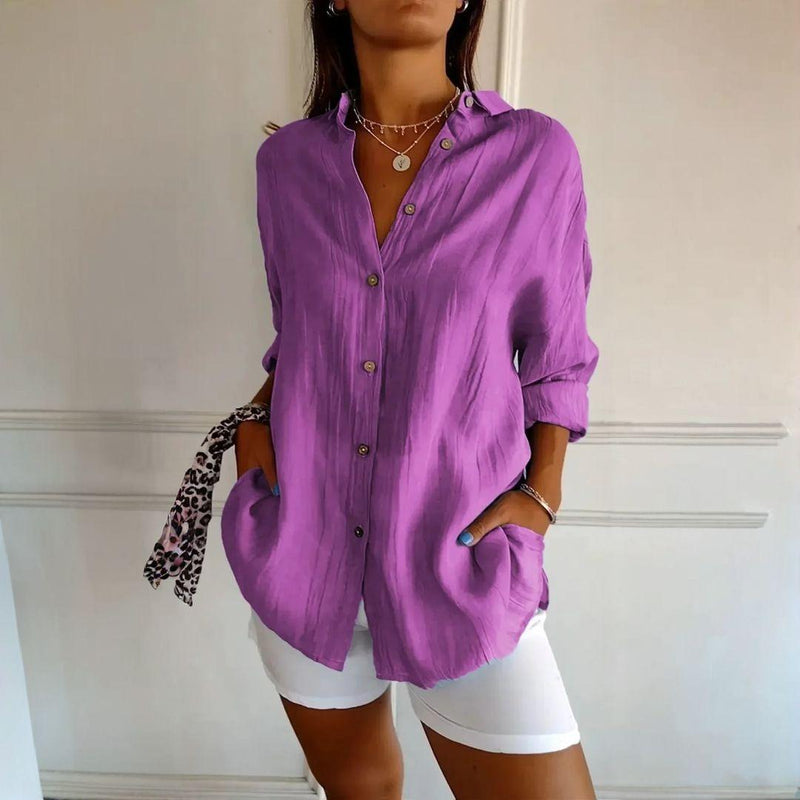 Kit 3 Camisas Ibiza em Linho – Design Semi Plissado