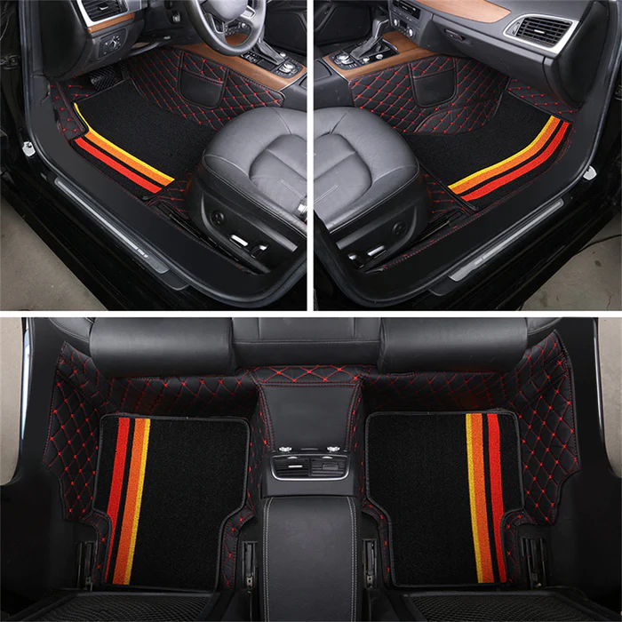 Kit Tapetes Automotivos com 4 Peças Universal [ESCOLHA SUA MARCA]
